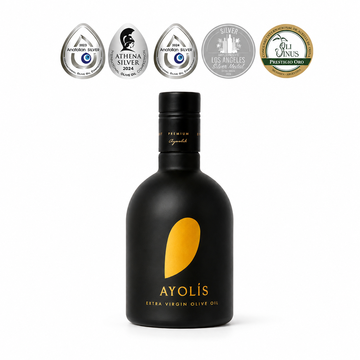 Ayolis Premium Gourmet Early Harvest Extra Virgin Olive Oil, 500ml – High Polyphenol, Cold Extracted, Ayvalık/Edremit