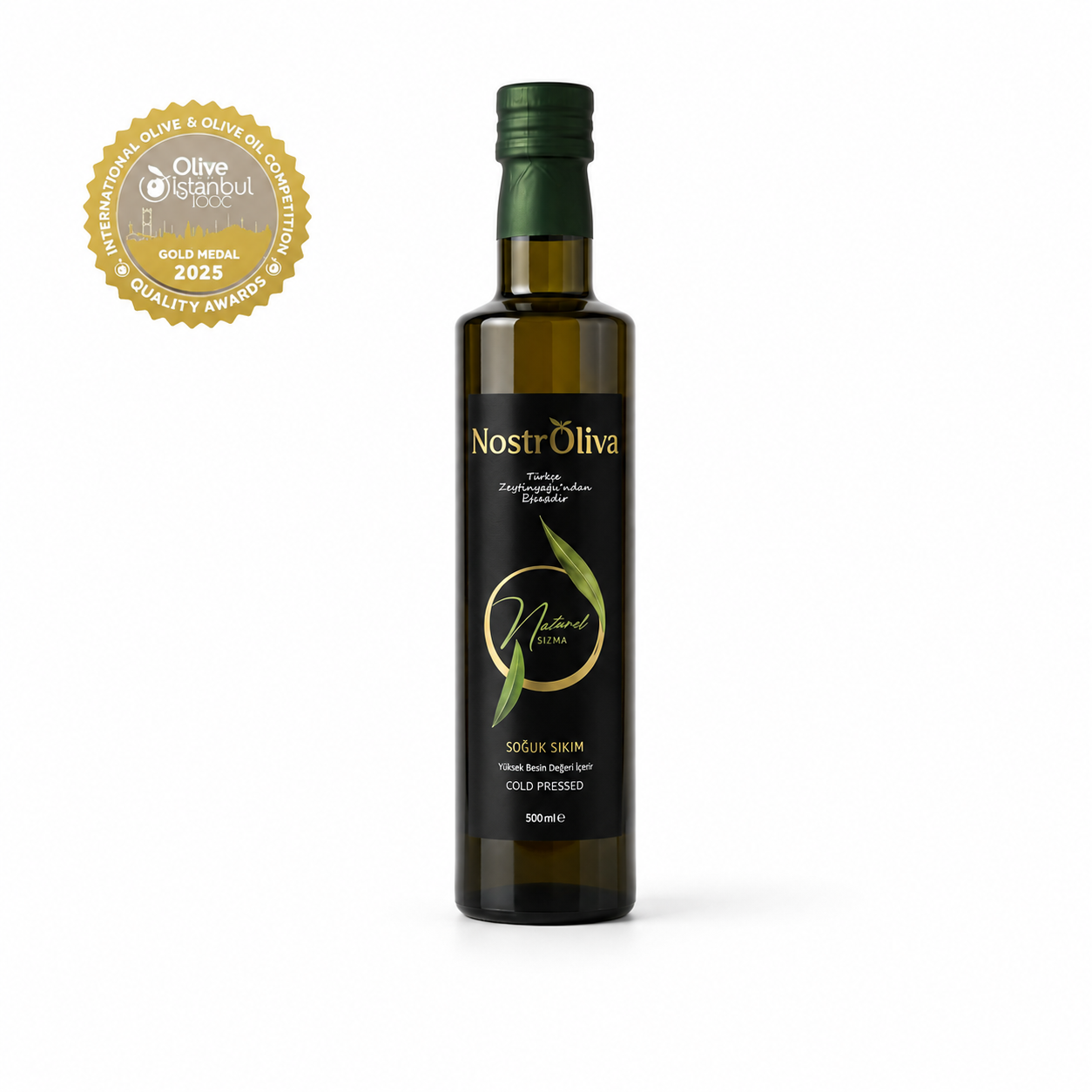 Gold Award-Winning Nostroliva Premium Domat Extra Virgin Olive Oil - 500ml